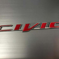 CİVİC KIRMIZI ARKA YAPIŞTIRMA ARMA