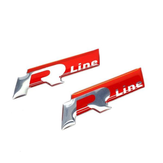 R-LİNE KIRMIZI SLİKONLU ARMA