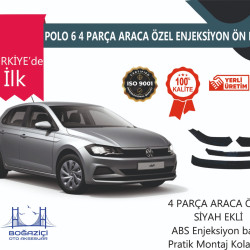 PR-POLO-6 4 PRÇ SİYAH ÖN LİP