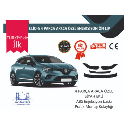 PR-CLİO-5 4 PRÇ SİYAH ÖN LİP