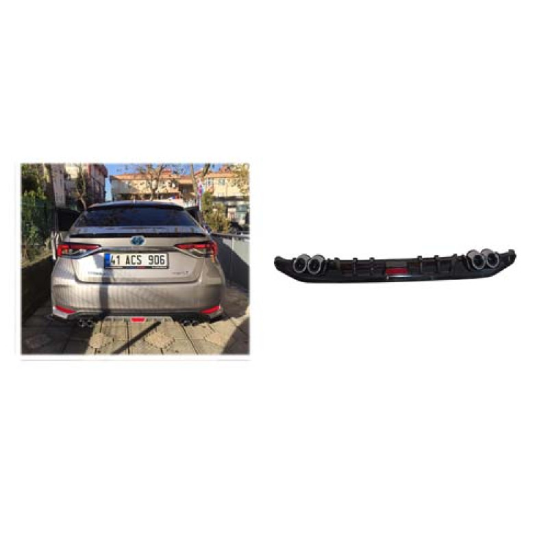 COROLLA 2020 PARLAK SİYAH ÇİFT ÇIKIŞ DİFÜZÖR