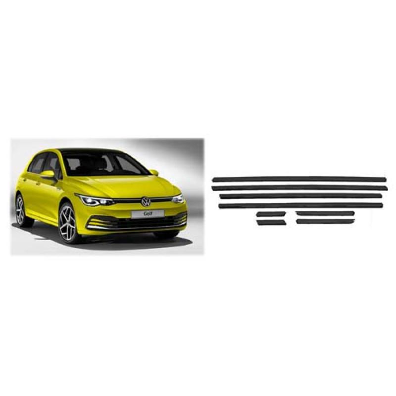 GOLF-7 PARLAK SİYAH CAM ÇITASI