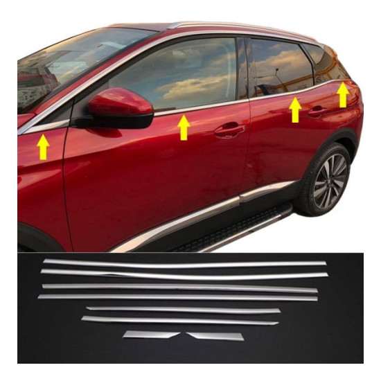 PEUGEOUT 3008 2016+ ALT CAM ÇITASI 8 PARÇA