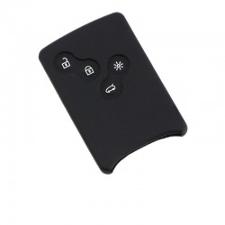 Silikon anahtar kabı megane 4 düğmeli siyah / SYPD71