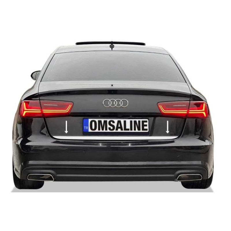 OMSA Audi A6 Krom Bagaj Alt Çıta 2018 ve Sonrası