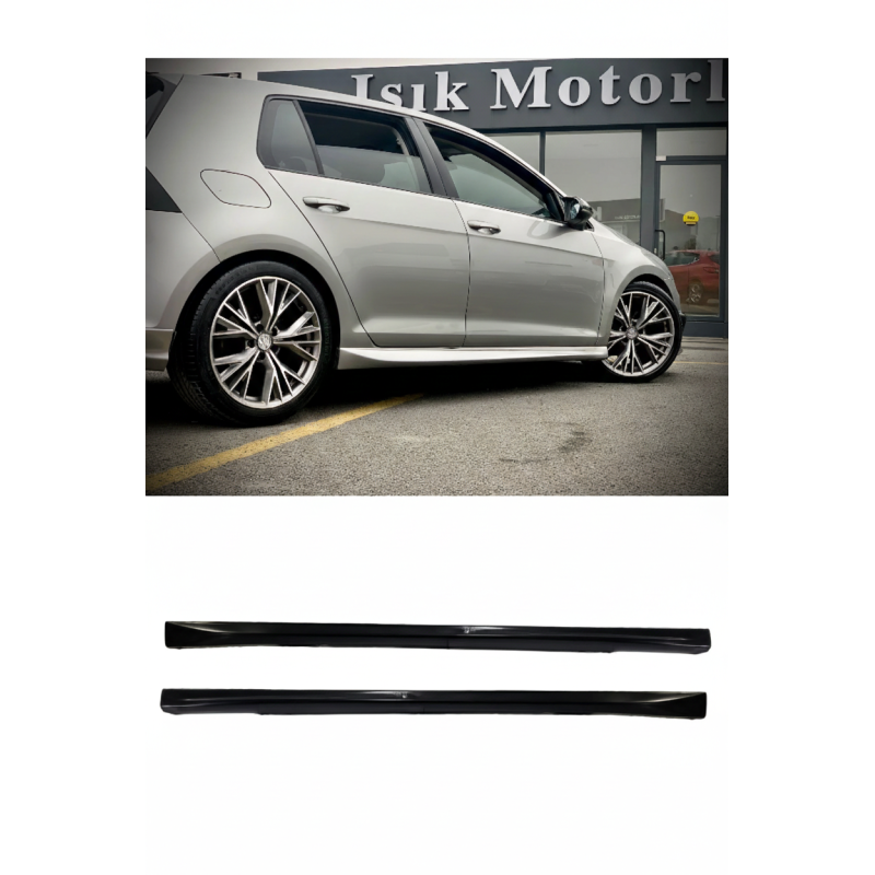 Volkswagen Golf 7 Aero Yan Marşpiyel (Plastik)