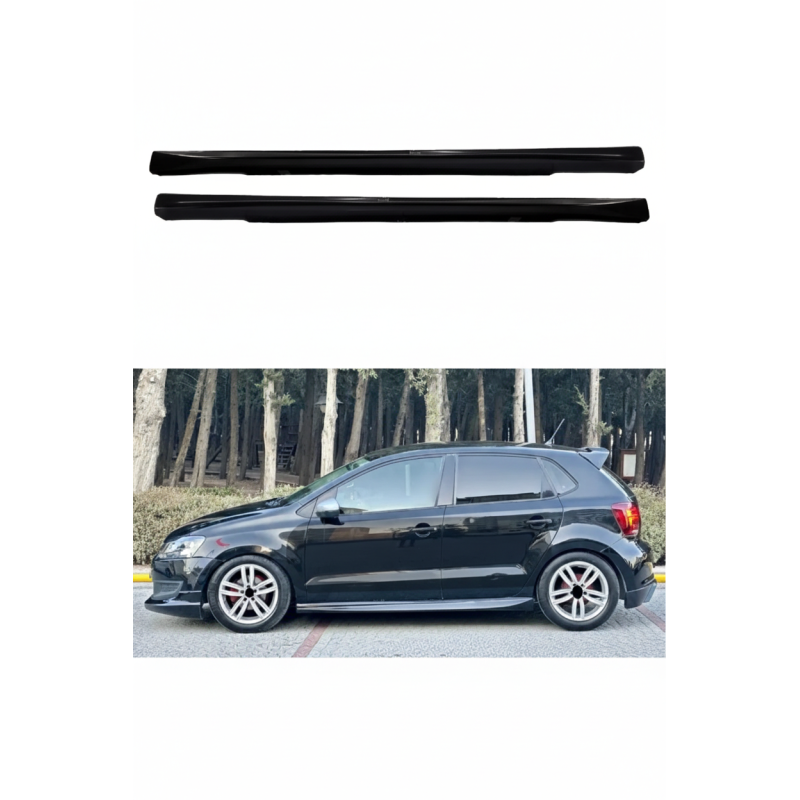 Volkswagen Polo Aero Yan Marşpiyel (Plastik)