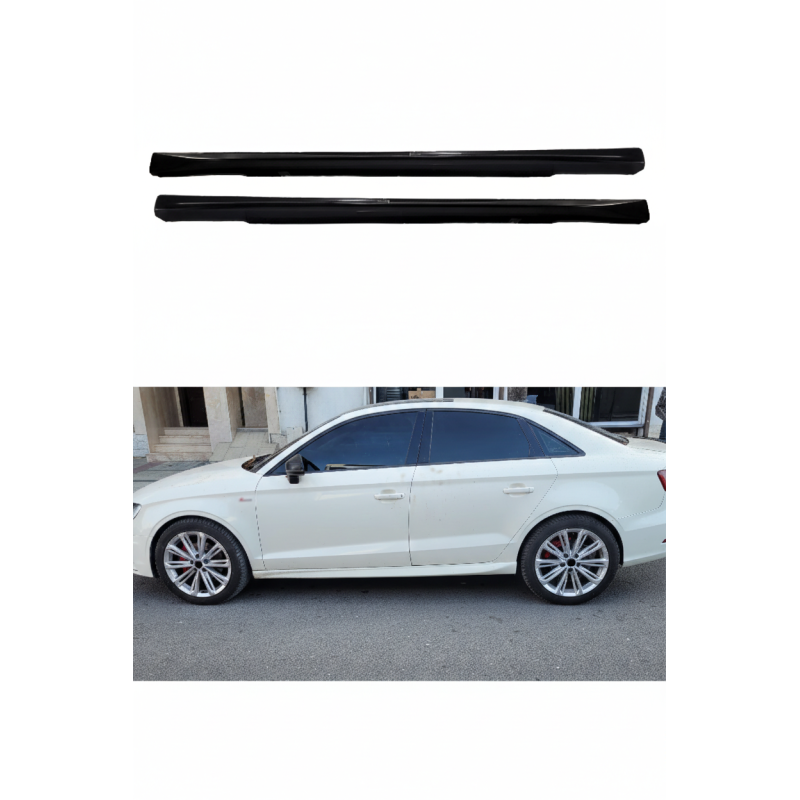 Audi A3 Yan Marşpiyel Sedan 2013-2017 (Plastik)
