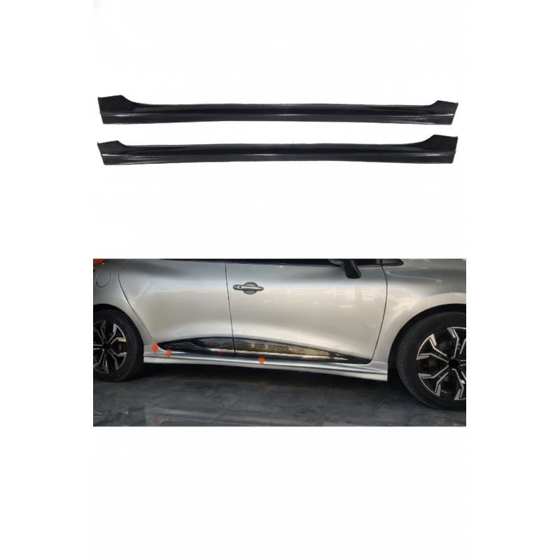 Renault Clio 4 R Yan Marşpiyel (Plastik)