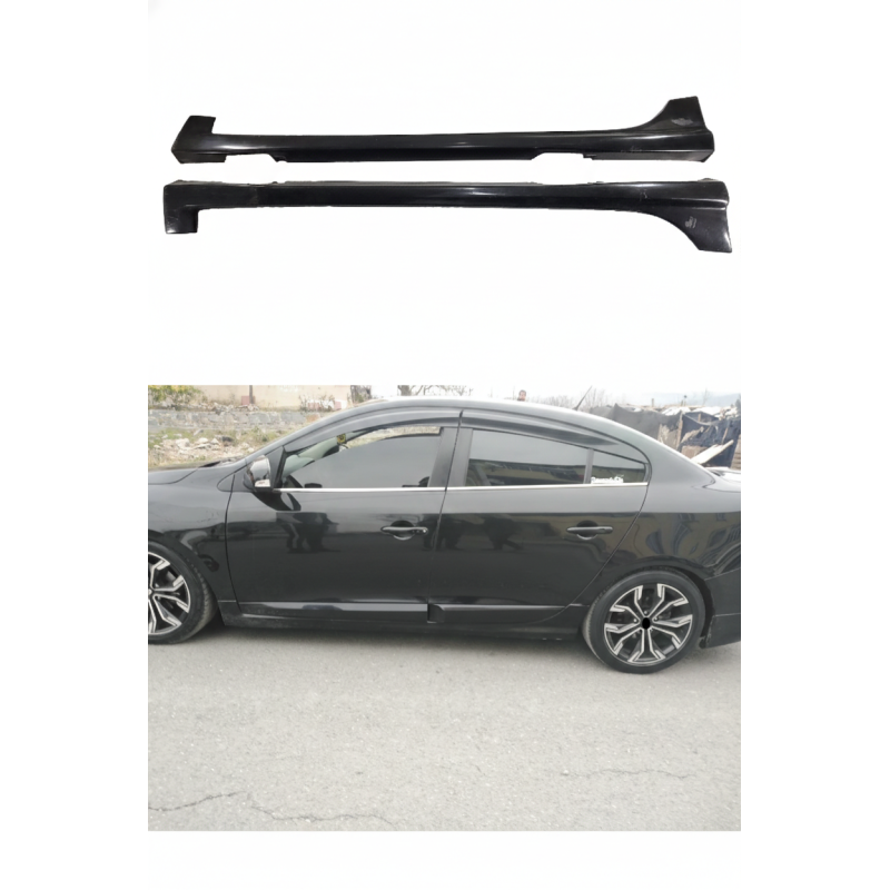 Renault Fluence Yan Marşpiyel (Plastik)