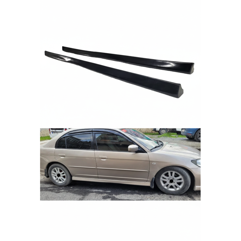 Honda Civic Vtec 2 Yan Marşpiyel (Plastik)