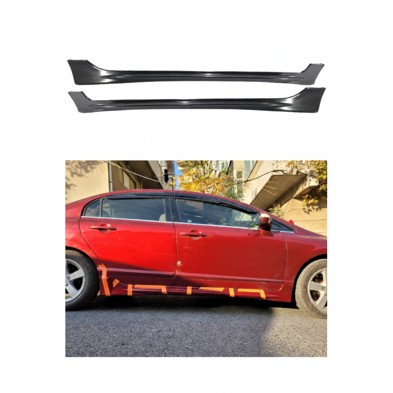 Honda Civic Fd6 Mugen RR Yan Marşpiyel (Plastik)