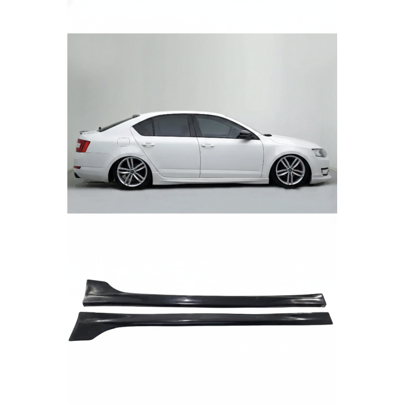 Skoda Octavia Yan Marşpiyel (Plastik)