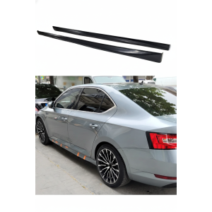 Skoda Superb Yan Marşpiyel (Plastik)