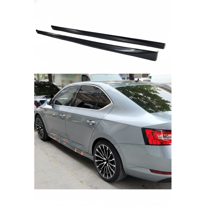 Skoda Superb Yan Marşpiyel (Plastik)