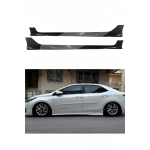 Toyota Corolla Custom Yan Marşpiyel (Plastik)
