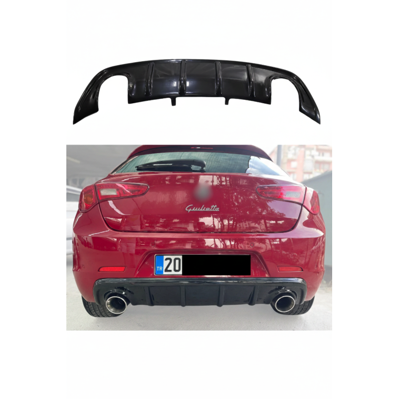 Alfa Romeo Giulietta Difüzör Çift Çıkış (Plastik)