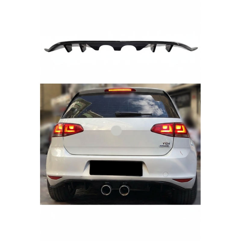 Volkswagen Golf 7 R400 Difüzör (Plastik)