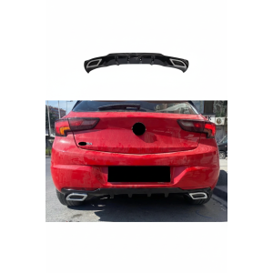 Opel Astra K Egzoz Görünümlü Difüzör (Plastik)