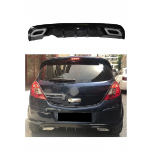 Opel Corsa D Egzoz Görünümlü Difüzör (Plastik)