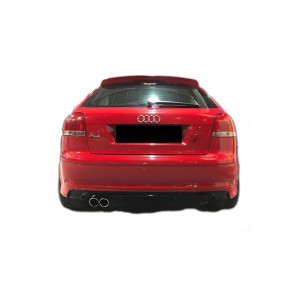 Audi A3 8P S3 2003-2008 2 Kapı Arka Tampon Eki ( Plastik)