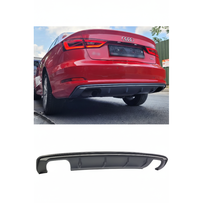 Audi A3 S3 2013 – 2016 Sedan Difüzör (Plastik)