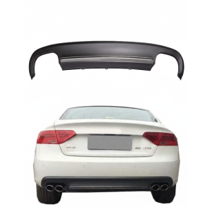 Audi A5 8P3 2012 – 2016 Coupe-Sportback Arka Tampon Eki – Difüzör (Plastik)