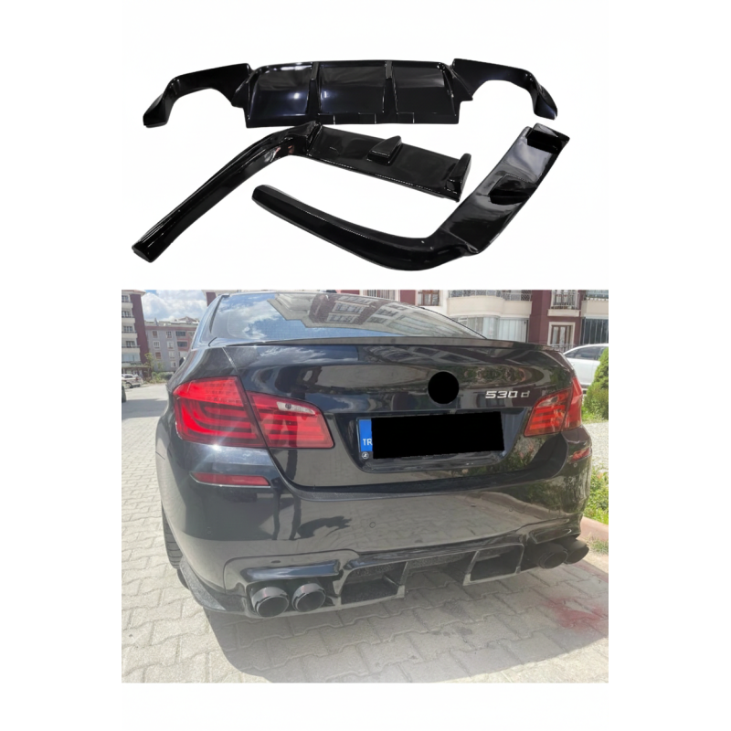 Bmw F10 3 Parça Vorsteiner Difüzör (Plastik)