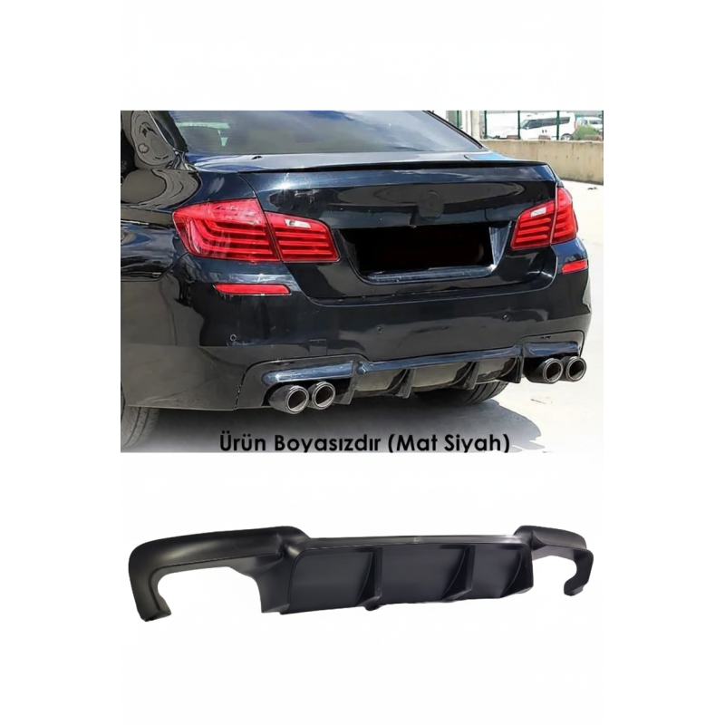 Bmw F10 2011 – 2017 Vorsteiner Difüzör Orta Bölüm (Plastik)