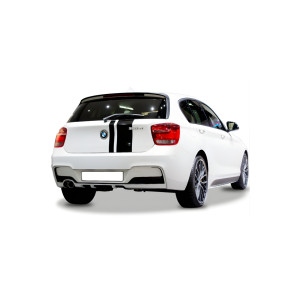 Bmw 1 Serisi F20 2012 – 2015 M Performance Arka Tampon Eki – Difüzör (Plastik)