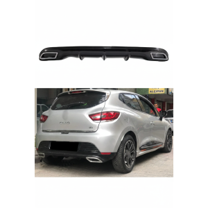 Renault Clio 4 Egzoz Görünümlü Difüzör (Plastik)