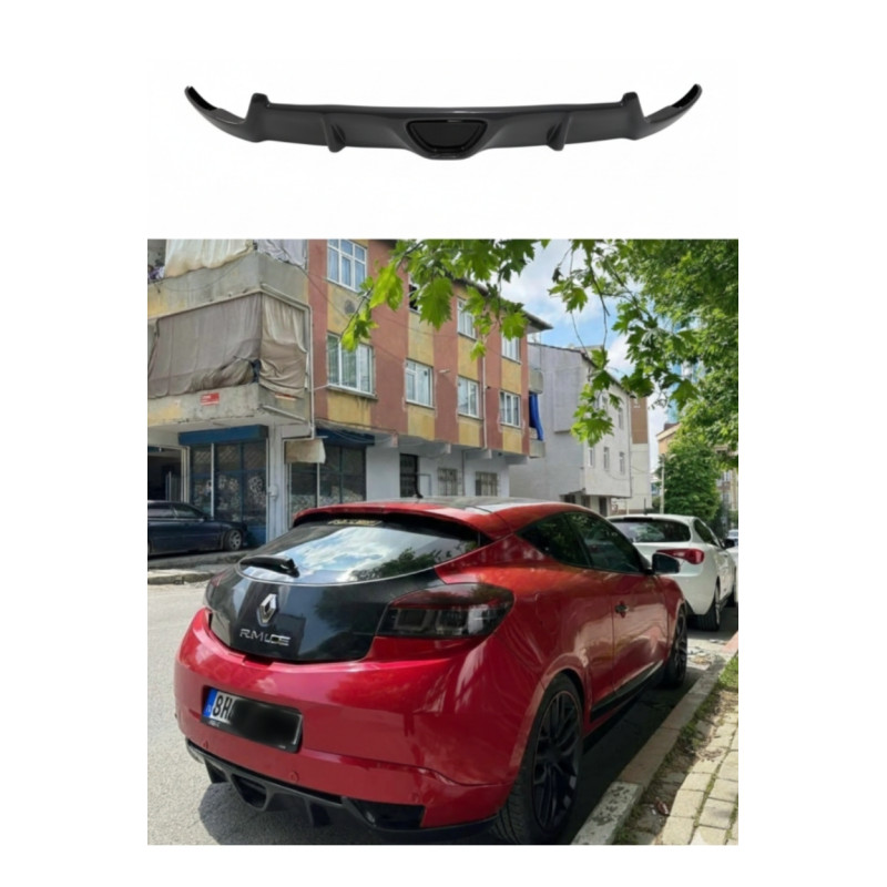 Renault Megane 3 RS Egzoz Görünümlü Difüzör 4 Kapı (Plastik)