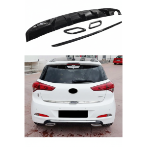Hyundai i20 Egzoz Görünüm Difüzör (Plastik)