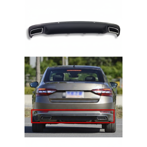 Skoda Superb Egzoz Görünümlü Difüzör (Plastik)