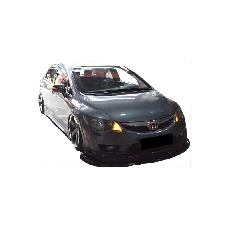 Honda Civic Fd6 RR 3 Parça Ön Lip (Plastik)