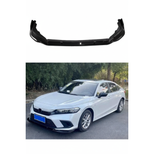 Honda Civic FE 2022 3 Parça Ön Lip (Plastik)