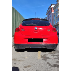 Opel Astra J HB Makyajlı Egzoz Görünümlü Arka Ek (Plastik)
