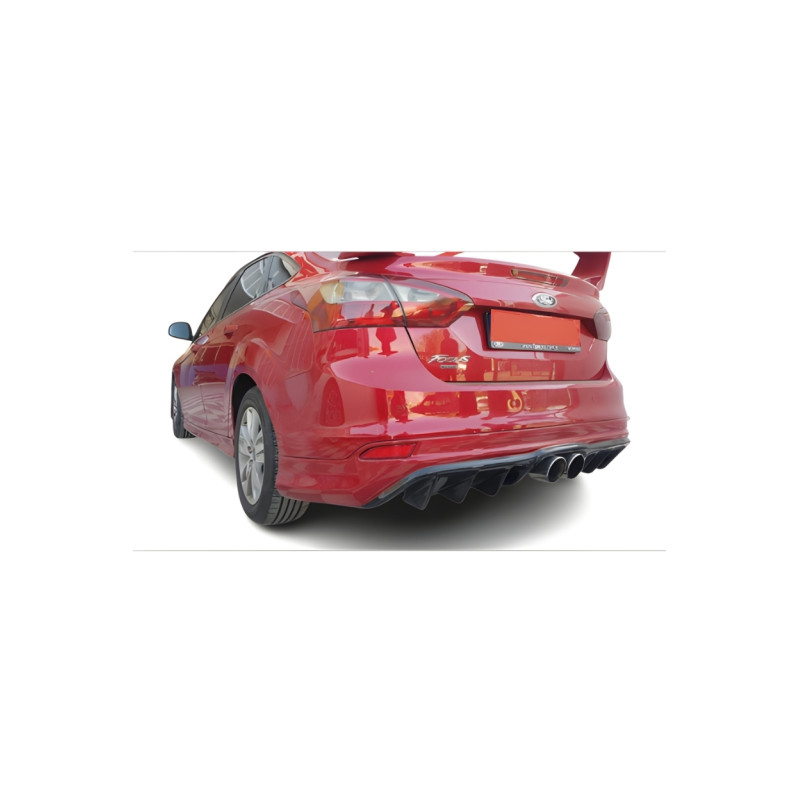 Ford Focus 3 Sedan Arka Ek LT DESİGN Arka Tampon Eki-(2012-2018)