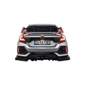 Honda Civic Fc5 6 Parça Arka Flap (Plastik)