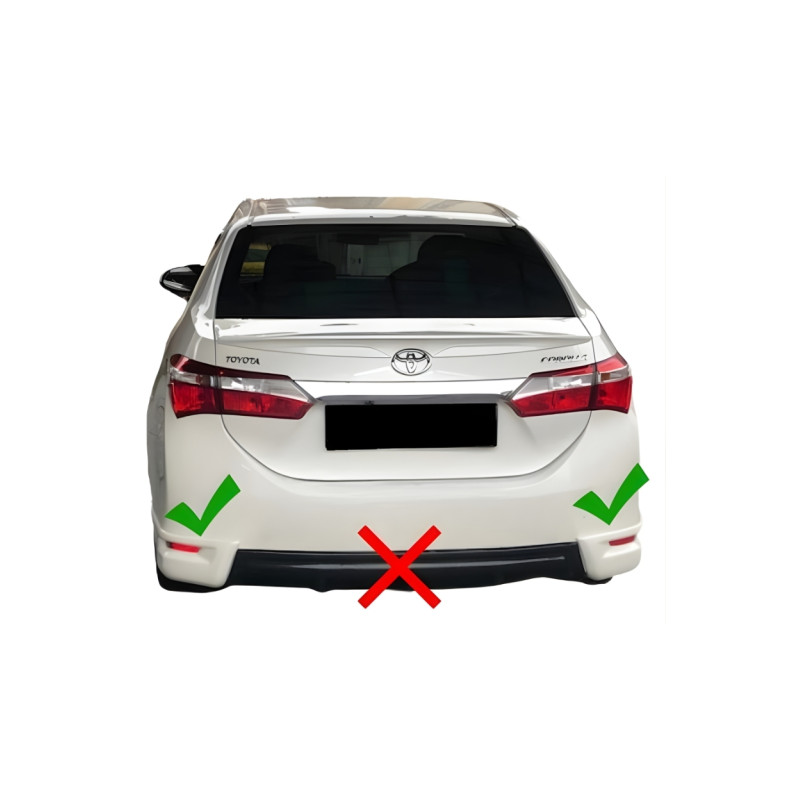 Toyota Corolla Arka Flap Sağ Sol (Plastik)