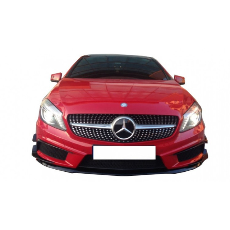 Mercedes A Serisi W176 (2013-2015) Ön Tampon Ön Kaşları (Plastik)