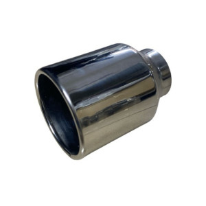 KROM YUVARLAK MODEL 120MM TEKLİ EGZOZ UCU