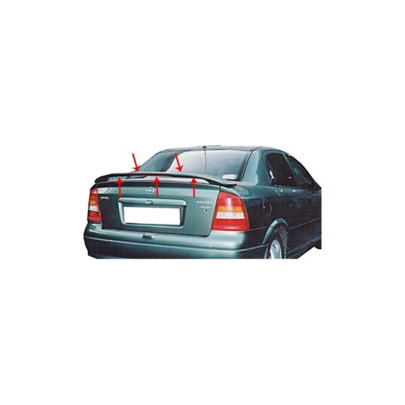 Opel Astra G 1998-2009 Sedan Fiber Spoiler