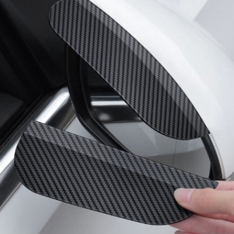 Dikiz Aynası Yağmur Siperliği Carbon Desen 2Ad.
