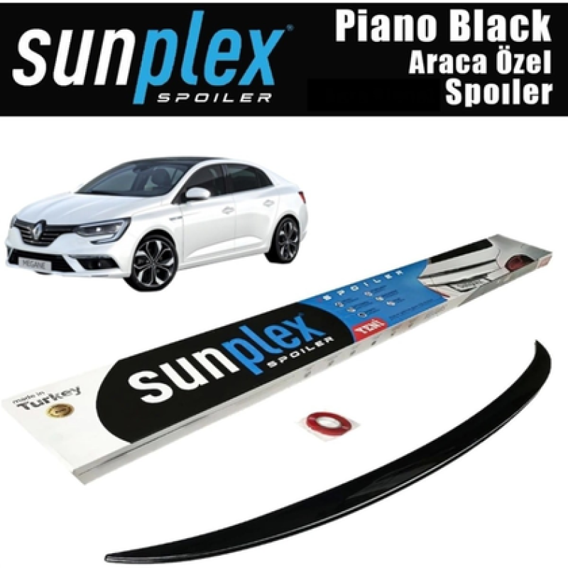 Araca Özel Spoiler Sunplex Modelleri Pianoblack