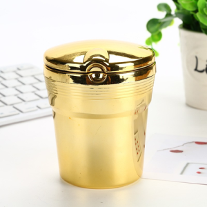 Araç İçi Küllük Gold Renk Altın Sarısı ICKU50