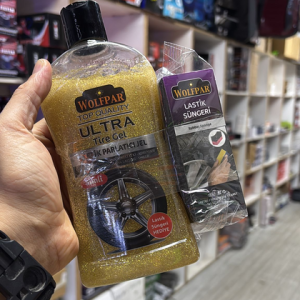 Lastik Parlatıcı Jel Simli Takozlu Süngerli 500ML