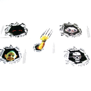 3D Kabartmalı Dijital Sticker 2 Adet İthal Ürün