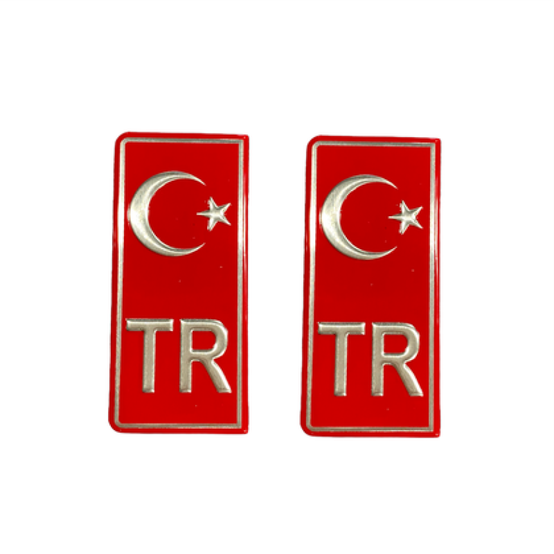 TR Plaka Arma Kırmızı Renk