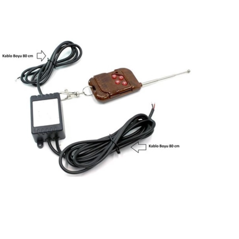 Toptan Ahşap Kumandalı 4 Çıkışlı Sis Çakar Modülü 12V